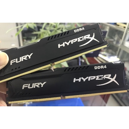 Ram kingston HyperX Fury DDR4 8GB Bus 2400MHz Dùng Cho Máy Tính Để Bàn PC Desktop Bảo Hành 36 Tháng 1 Đổi 1