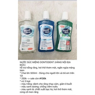 Nước súc miệng Dontodent 500ml