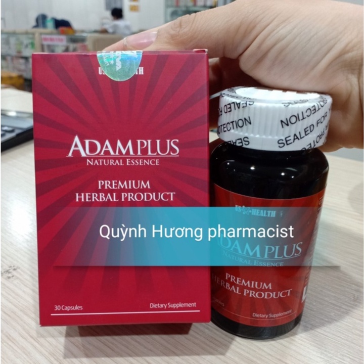 ADAMPLUS lọ 30 viên bổ sung khoáng chất cho sức khỏe nam giới