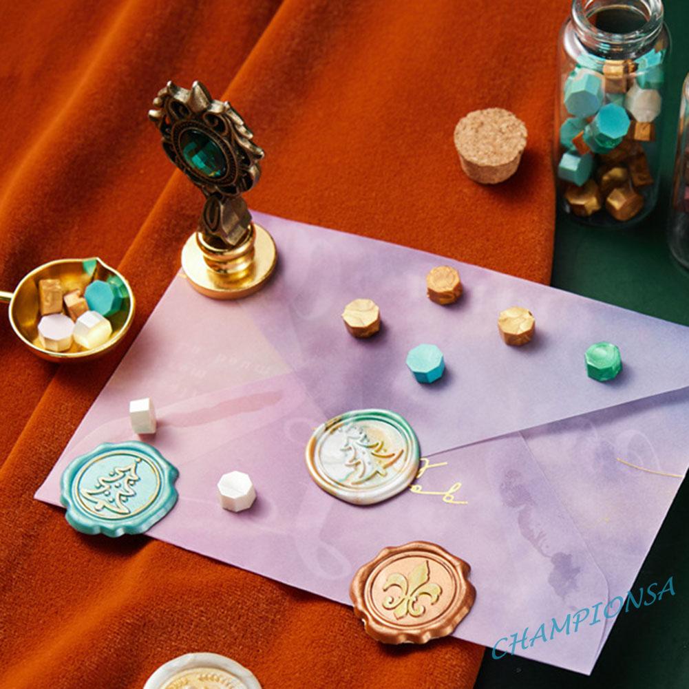 Bộ Con Dấu Sáp Niêm Phong Bì Thư Phong Cách Vintage
