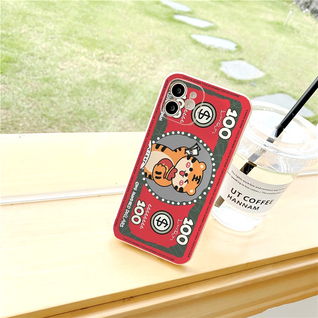 Ốp lưng iphone cạnh vuông TẾT Hổ �Đô La ỐP TẾT 2022 cho 6/6s/6splus/7/7plus/8/8plus/x//xs/11/12/pro/max/plus/promax e176
