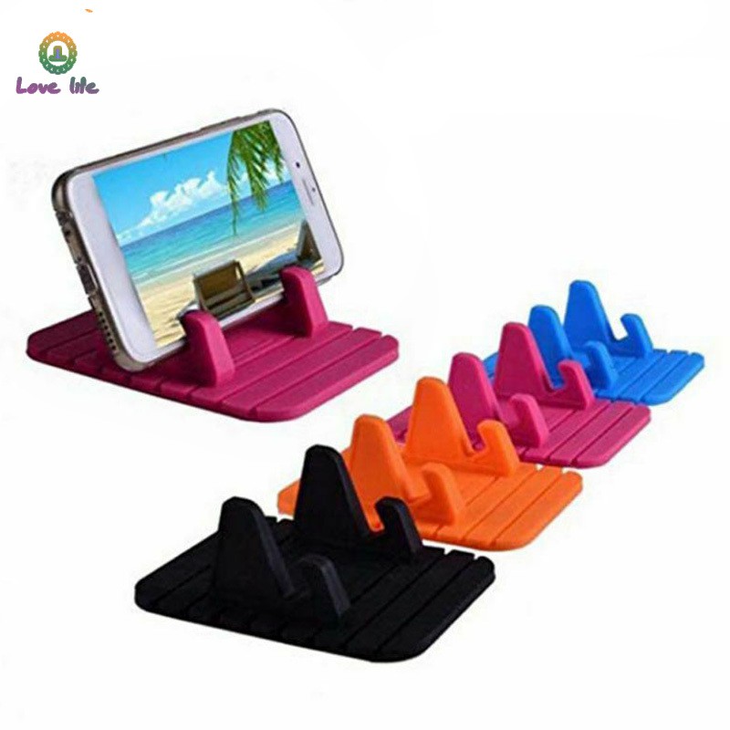 Đệm silicone chống trượt gắn bảng điều khiển xe hơi cho điện thoại