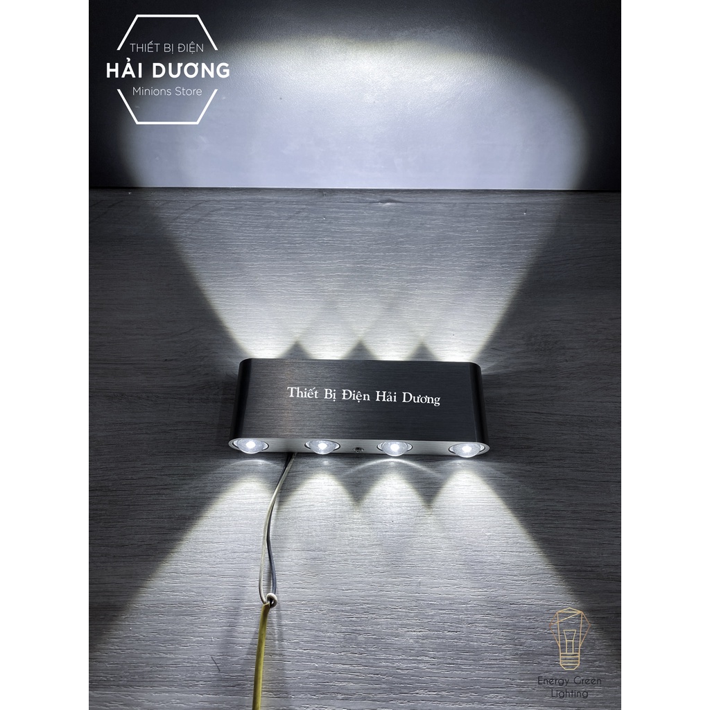 Đèn Hắt Tường 2 Đầu Chiếu Sáng DT-168 6w - DT-169 8w Ánh Sáng Trắng/Vàng - Led Siêu Sáng - Bảo hành 1 năm