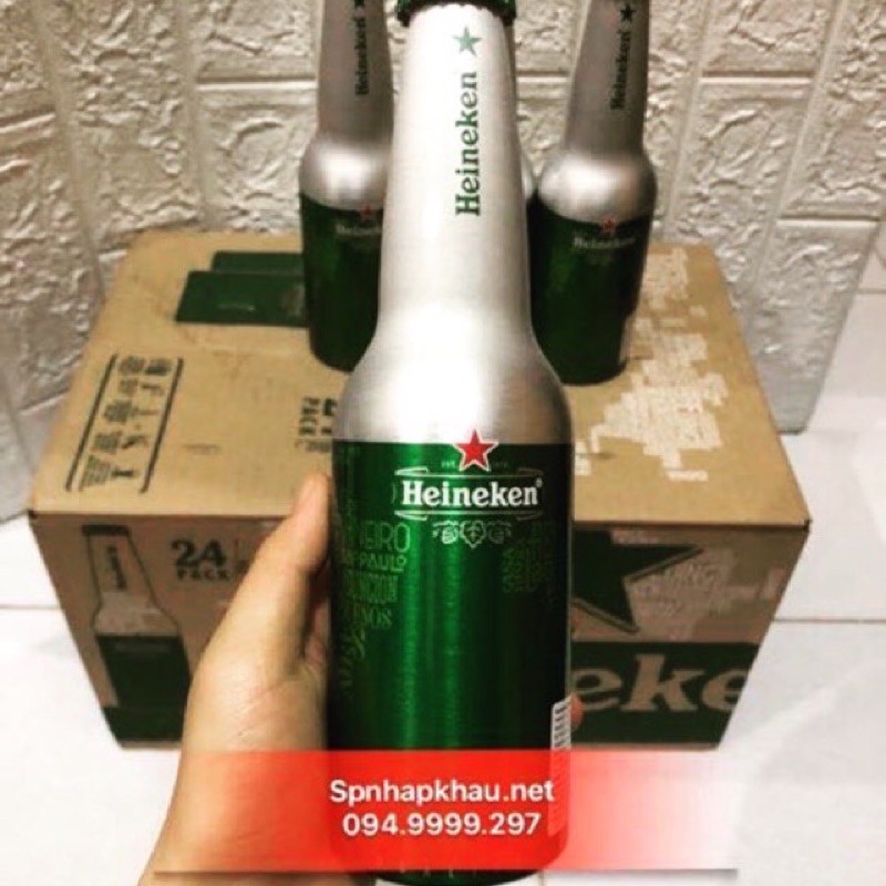 Bia Heineken Hà Lan chai nhôm 330ml combo 6 chai