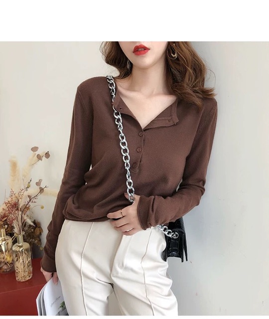 Áo len cài khuy Thu-Đông ĐANG SẴN
