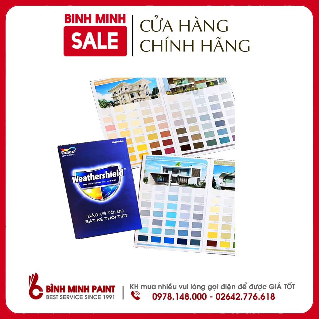 Bảng Màu Sơn Tường Dulux Weathershield Ngoài Nhà