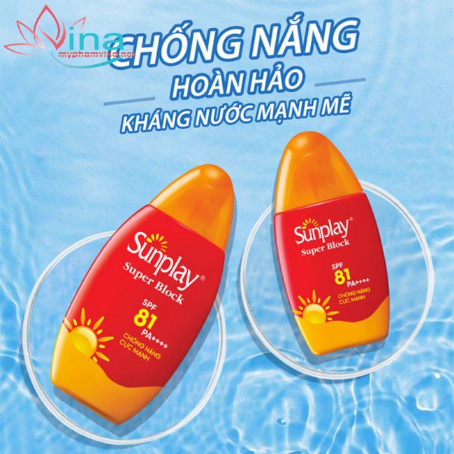 Kem chống nắng Sunplay Super Block SPF81, PA++++ 30gr