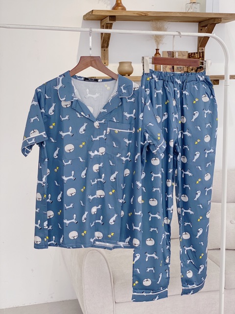 BỘ PIJAMA / PIZAMA BỘ MẶC NHÀ THÔ HÀN CAO CẤP