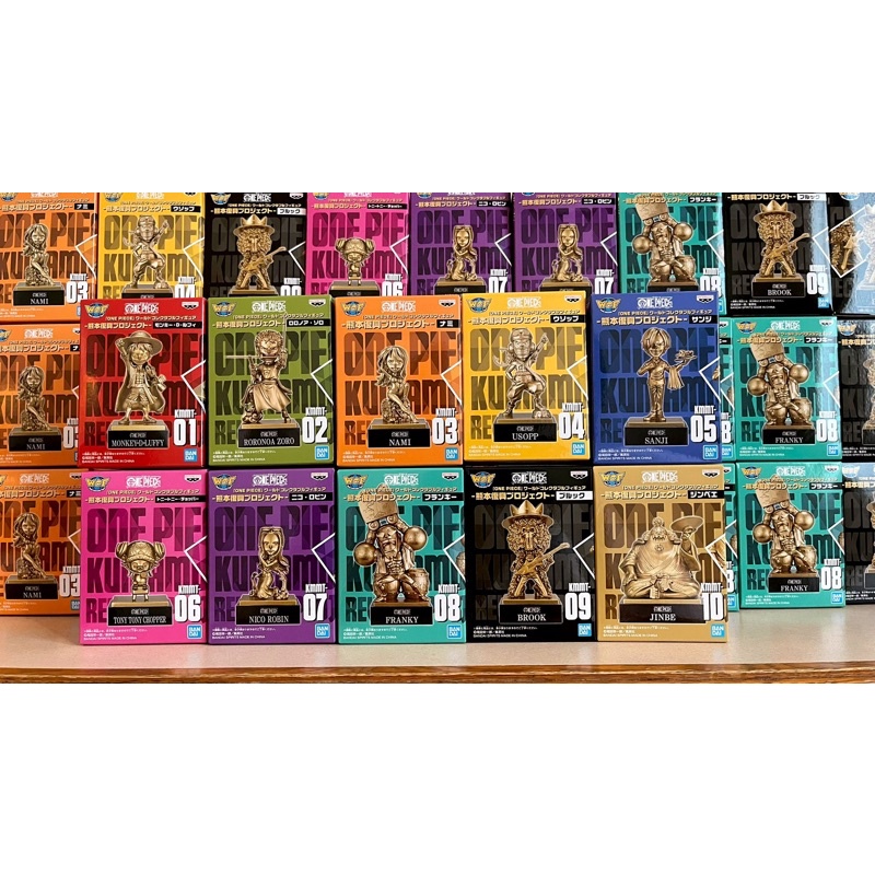 Mô Hình Chính Hãng One Piece Bộ Tượng Đồng Kỉ Niệm Kumamoto Nhật Bản
