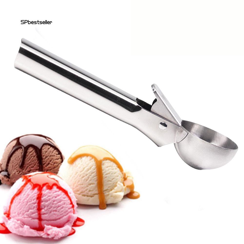 Muỗng múc kem hình tròn bằng thép không gỉ