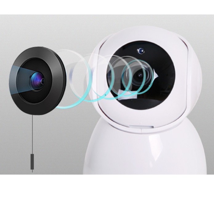 Camera Ip Wifi 5.0 Mpx V380 PRO Q8HD 360° FULLHD 1440P Siêu Nét - Chính Hãng KÈM THẺ 64GB