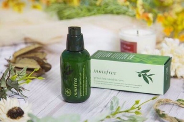 Combo 10 gói sample Serum trà xanh Innisfree INNISFREE The Green Tea Seed Serum 1ml