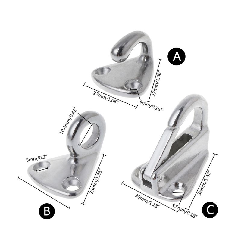 FENDER Móc Lò Xo Bằng Thép Không Gỉ Cho Dè Chắn Bùn