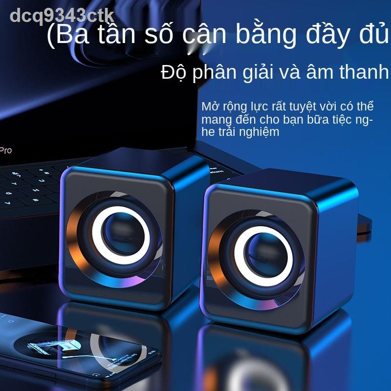 Máy tính để bàn âm thanh siêu trầm bluetooth xách tay mini có dây USB loa nhỏ gia đình ngoài 2.0