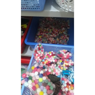 pom pom size nhỏ 100 viên