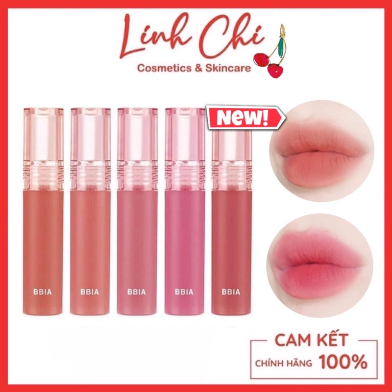 Son Kem Lì Bbia Water Velvet Tint (5 màu)