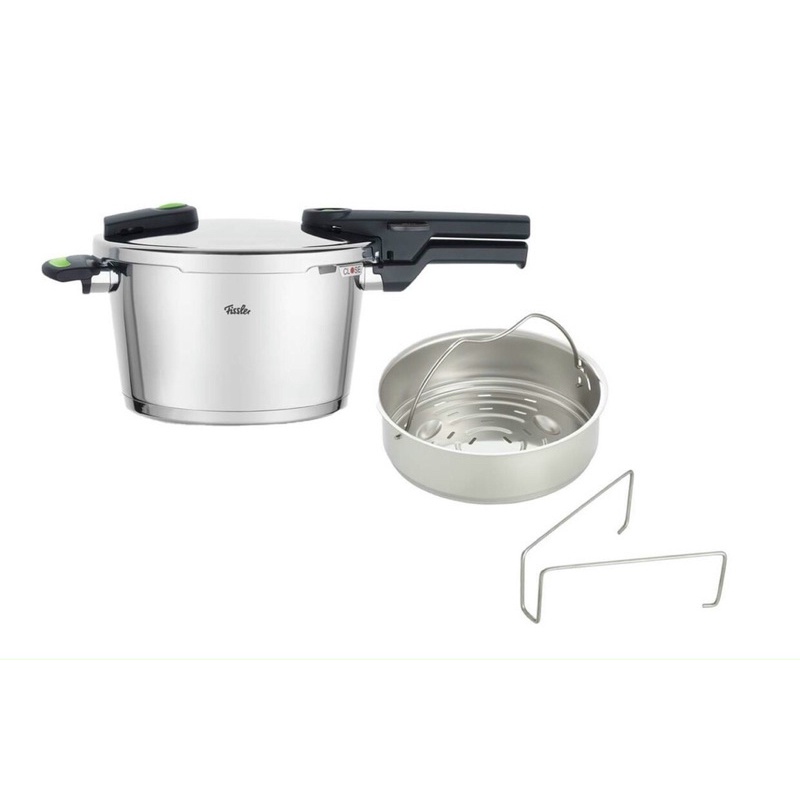 NỒI ÁP SUẤT FISSLERQUICK GREEN 4.5L TẶNG KÈM XỬNG HẤP