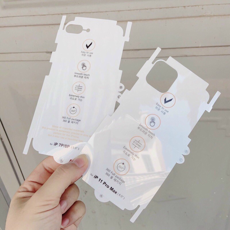 [RẺ VÔ ĐỊCH] Skin Dán PPF Cầu Vồng Tự Phục Hồi Cho Các Dòng IPhone