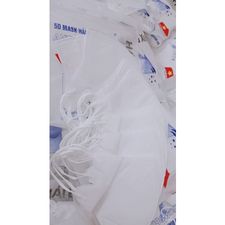 Combo 10 gói khẩu trang 5D túi zip giá rẻ