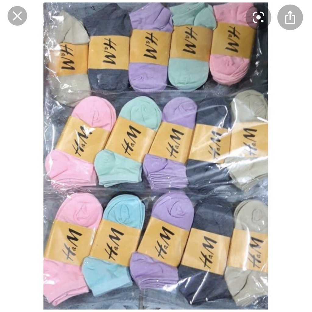 Tất Vớ Nam Nữ Nhiều Màu Giá Rẻ Chất Cotton Thoáng Mát
