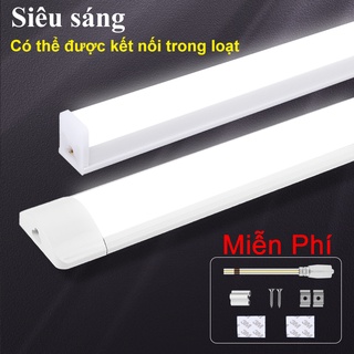 CHUANGYANG Thanh đèn led chống thấm nước công suất 6w 10w 20w dài 0.3m/0.5m 220V tiện dụng (có bán dây đèn riêng)