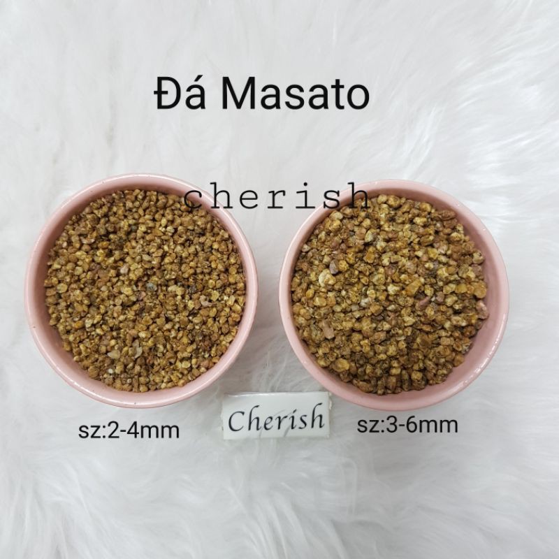 Đá masato ( Maifan) sz2-4mm,sz3-6m đá khoáng giữ màu sen đá 1kg