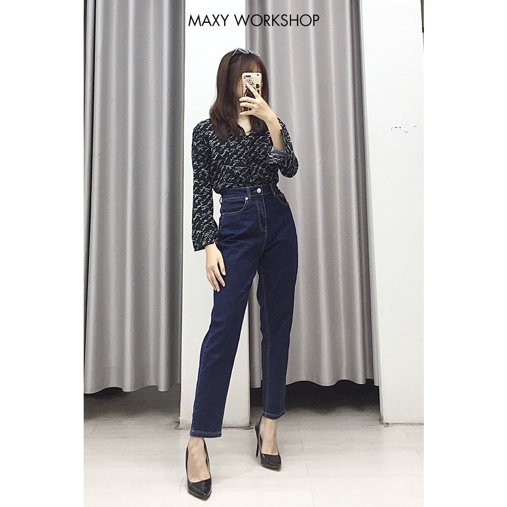 Áo sơ mi họa tiết chữ symbol shirt Maxy Workshop
