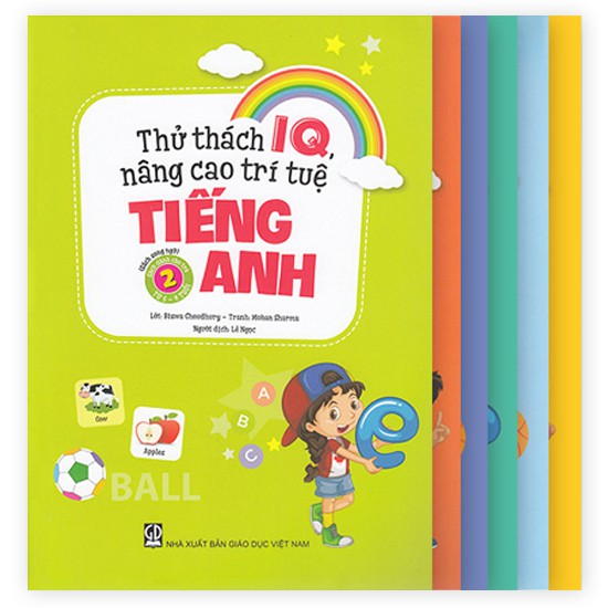 Bộ sách - Thử thách IQ, Nâng cao trí tuệ  - Phát triển tư duy cho bé