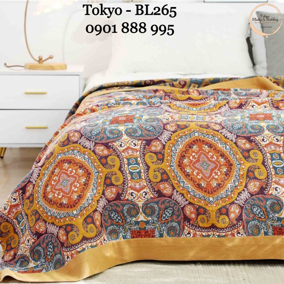 S36_Chăn Xô Organic Cotton Dòng Cao Cấp