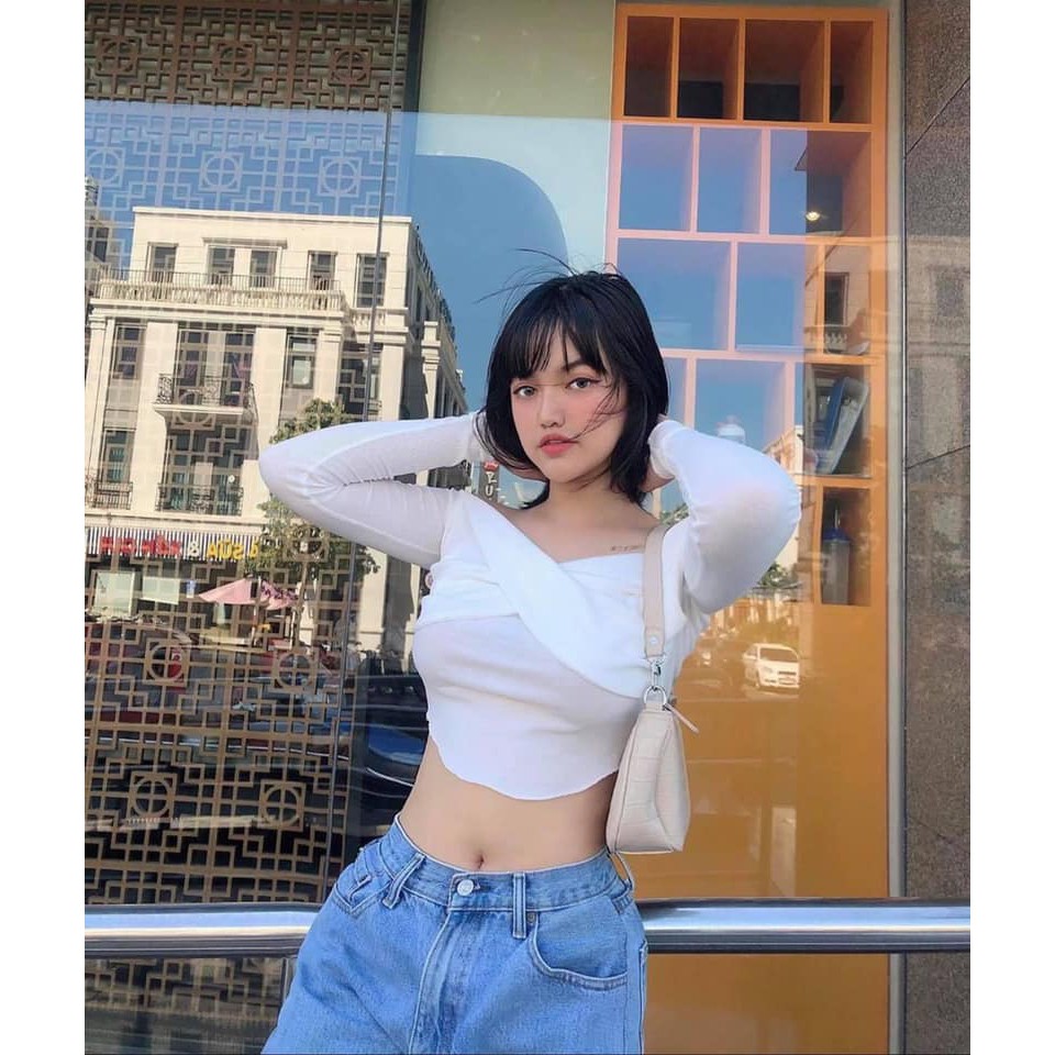 VINTAGEGOUT • CROPTOP ĐẮP CHÉO | TWIST TOP