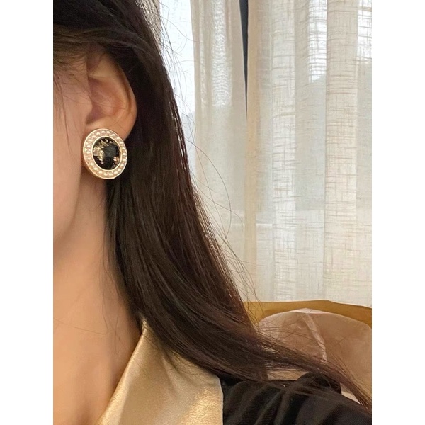 Hoa tai đính hạt phong cách cổ điển thập niên 90 - Maben