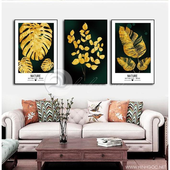 Bộ 3 Tranh Treo Tường Tráng Gương Decor Phòng Khách/ Ngủ/ Nhà Cửa/Cầu Thang Tháp Eiffel Phong Cảnh London