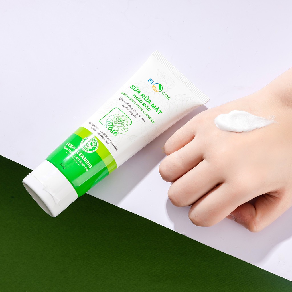 Sữa Rửa Mặt Dành Cho Da Dầu BIO COSMETICS Làm Sạch Và Sáng Da, Ngăn Ngừa Mụn 100g.