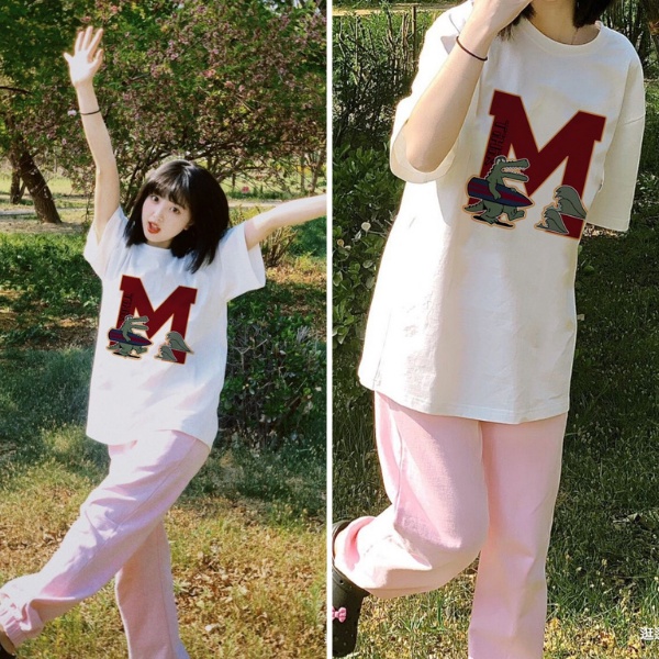 Áo Thun Tay Lỡ M Crocodile 100% Cotton 2023 𝘽𝙮.𝘾𝙖𝙢𝙘𝙖𝙢