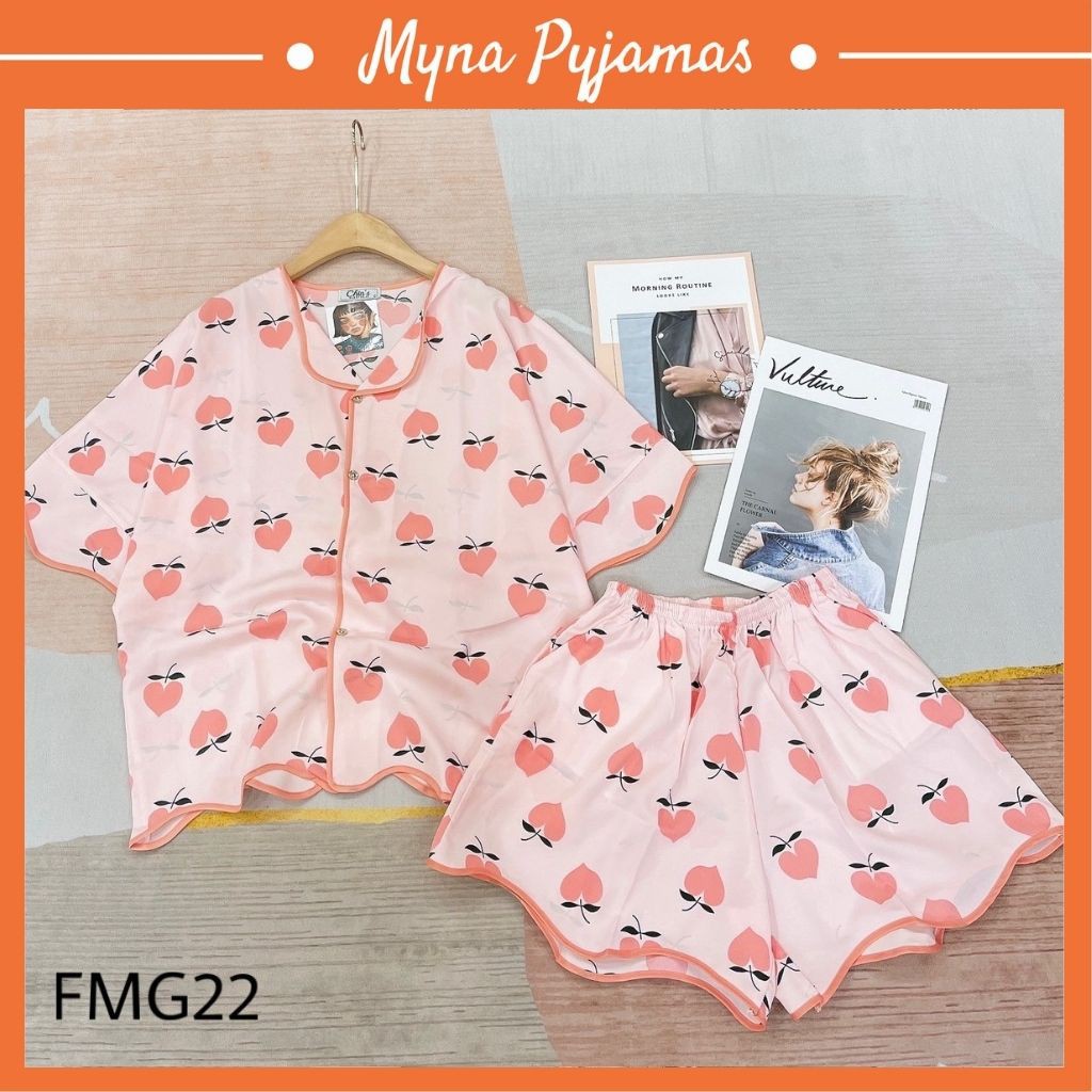 Bộ Đồ Ngủ Lụa Mango Cao Cấp Cộc Đùi ( Ảnh chụp thật ) | BigBuy360 - bigbuy360.vn