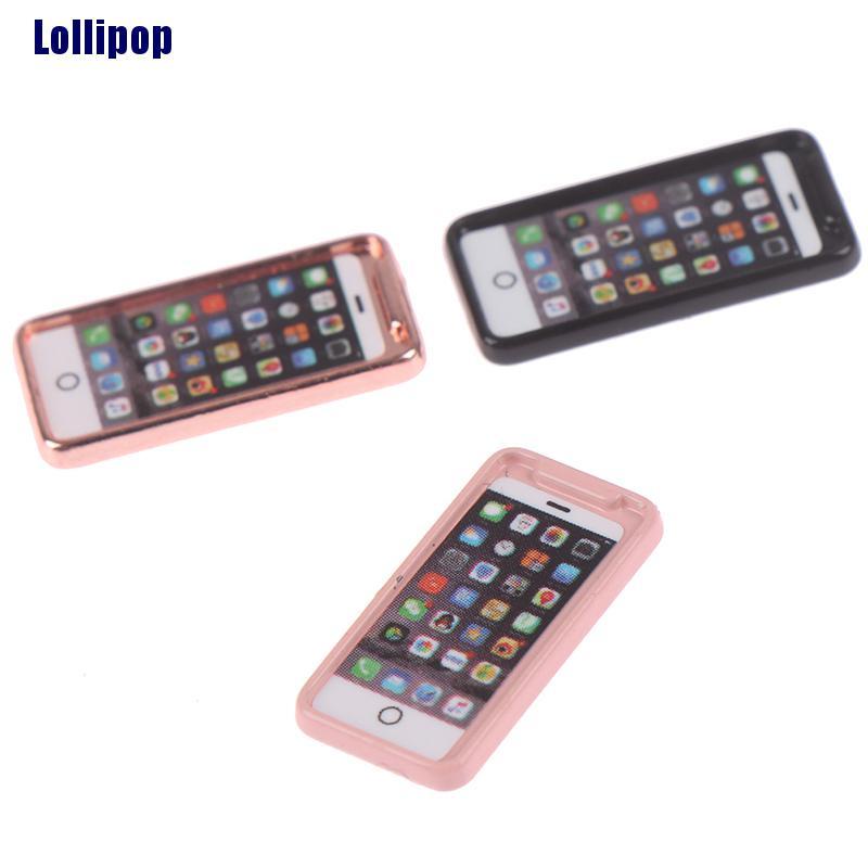 Mô hình điện thoại thông minh tỷ lệ 1:12 cho trang trí nhà búp bê