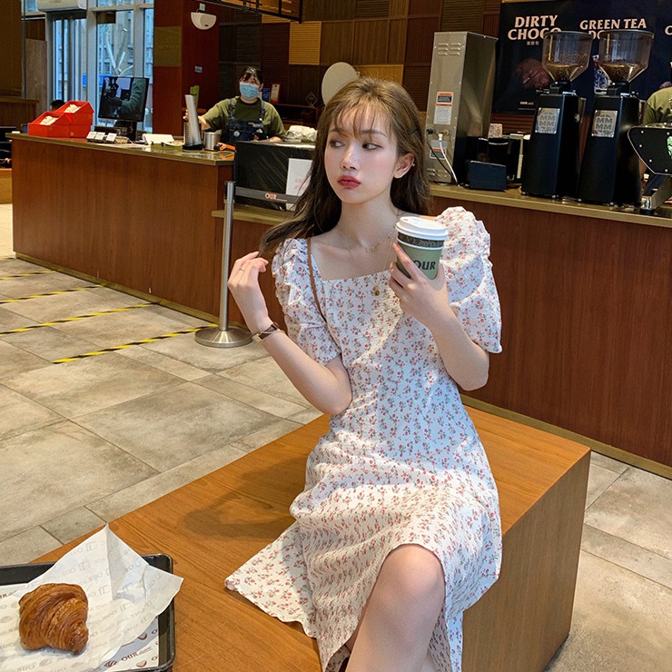 [MỚI NHẤT] Váy hoa nhí dáng ngắn 2021 - V120 (Kèm ảnh thật) | BigBuy360 - bigbuy360.vn