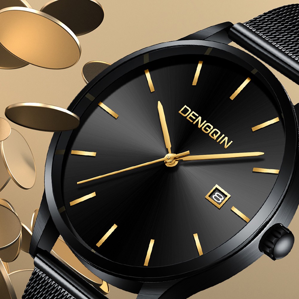 (DOANH NHÂN) Đồng Hồ Nam DENGQIN JAPAN Chính Hãng Dây Thép Mành Cao Cấp_Full Box - Classic | BigBuy360 - bigbuy360.vn