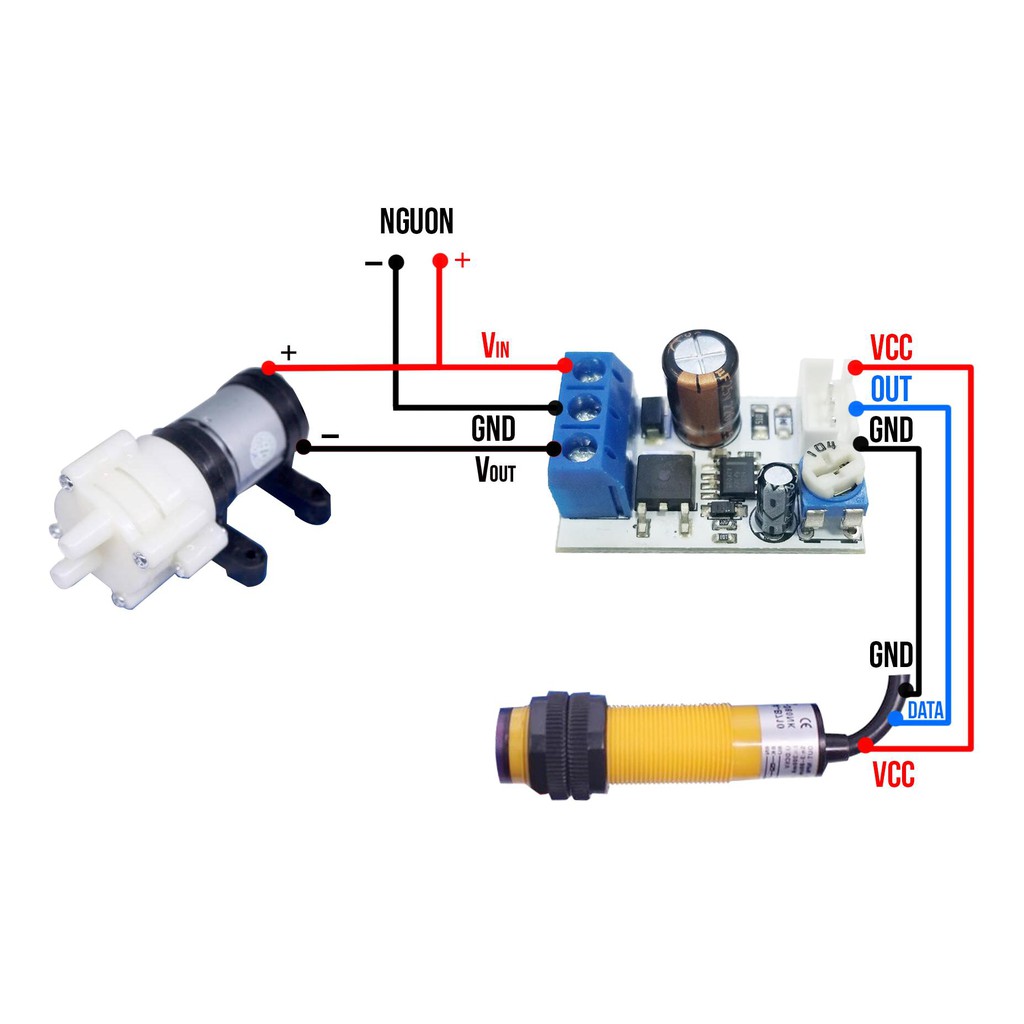 Mạch Rửa Tay Tự Động Không Tiếp Xúc Kích Thước Nhỏ