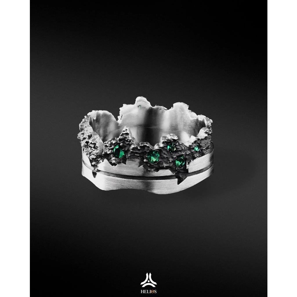 Nhẫn bạc nam, nữ HeliSilver Mountain Helios Original S925