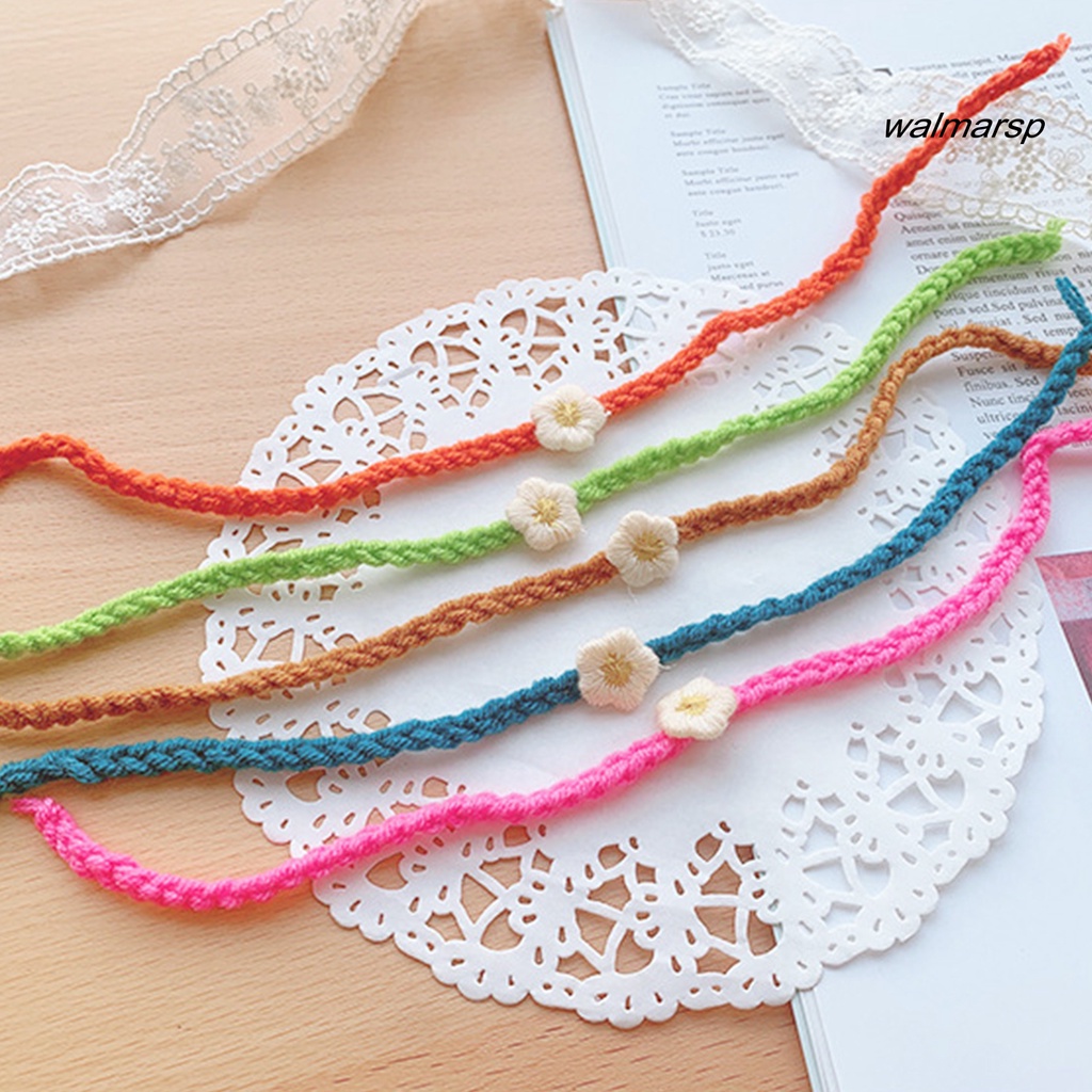 Set 5 Vòng Cổ Hoa Đan Thủ Công Có Thể Điều Chỉnh Cho Thú Cưng