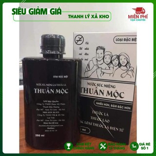 Nước súc miệng cai thuốc lá-thuốc lào thuần mộc tmh 250ml