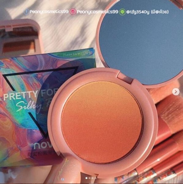 Phấn Má hồng bông hoa hai màu Silky Rouge Pretty For You Của XIXI (D9)