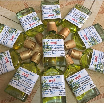 Tinh Dầu Tràm Huế Nguyên Chất Loại 1 Chai Tròn 100ml TDH01
