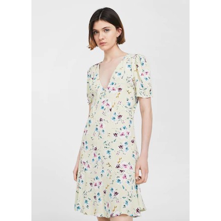Đầm mango, chuẩn au, new tag, sz S