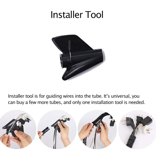 Cáp quản lý xoắn ốc 22 mm và 28 mm