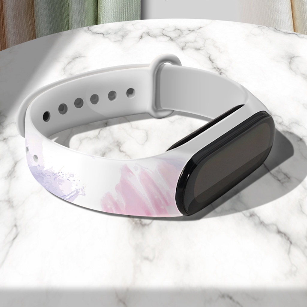 Dây Đeo Thay Thế Chất Liệu Silicon Màu Trơn Cho Xiaomi Band 7 Mi Band 5 / 6 / 4 / 3