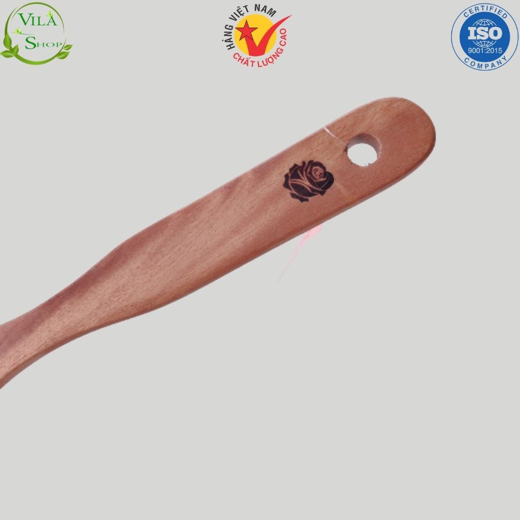 Thìa (Muôi) Xào Nấu Đồ Ăn, Muỗng Xới Cơm Cán Dài 02 Chống Dính Chất Liệu Gỗ Bền Đẹp - Tiện Lợi
