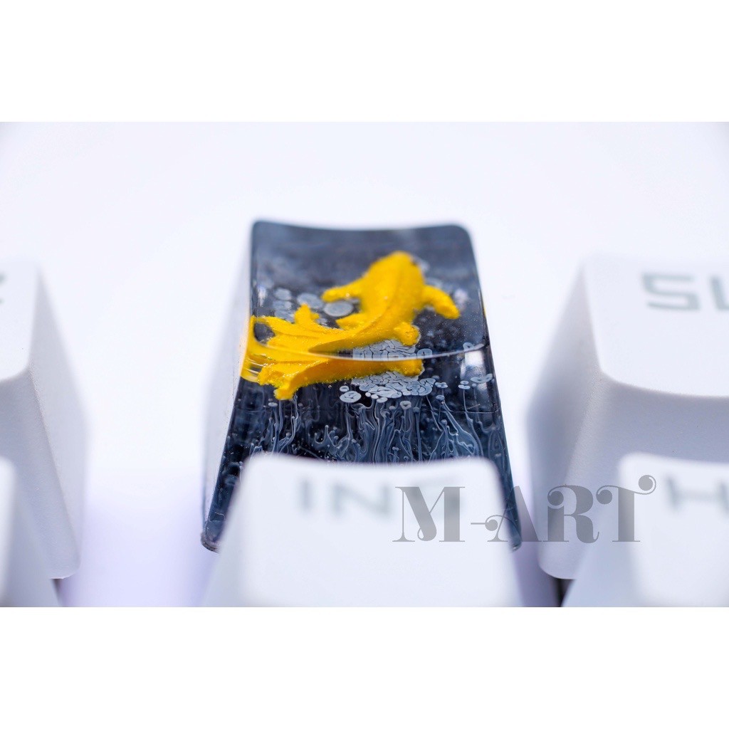 Keycap - Nút Bàn Phím Gaming - Nút Bàn Phím Cơ Cá Koi Yamabiki Ogon  - KC006