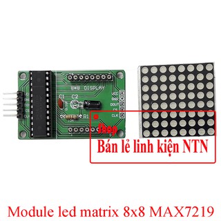 Mạch led matrix 8x8 sử dụng MAX7219
